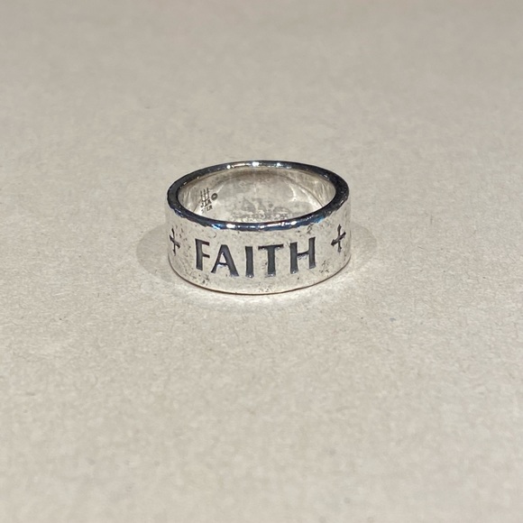 James Avery Jewelry - Retired James Avery Faith Hope & Love Ring Size 6